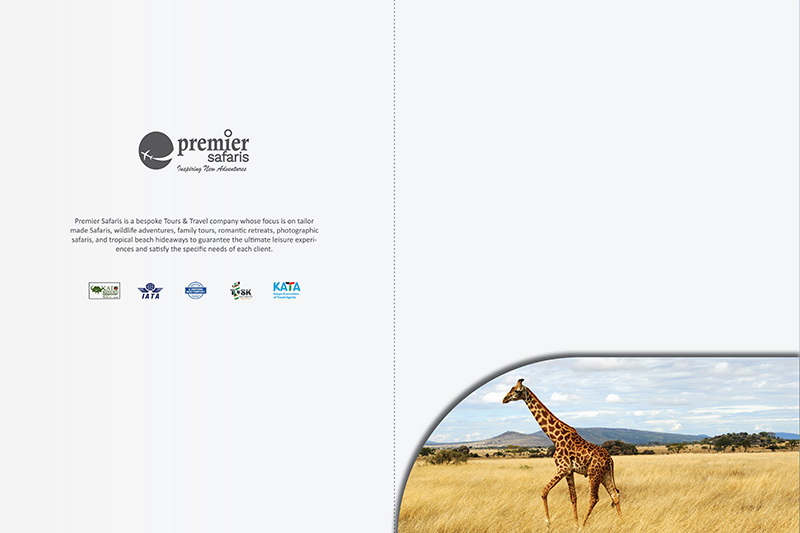 Premier Safaris foler artwork